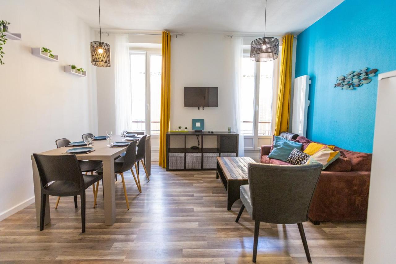 Appartement Bleu Caraibes T4 Proche Gare Et Vieux Port Marseille Exteriér fotografie